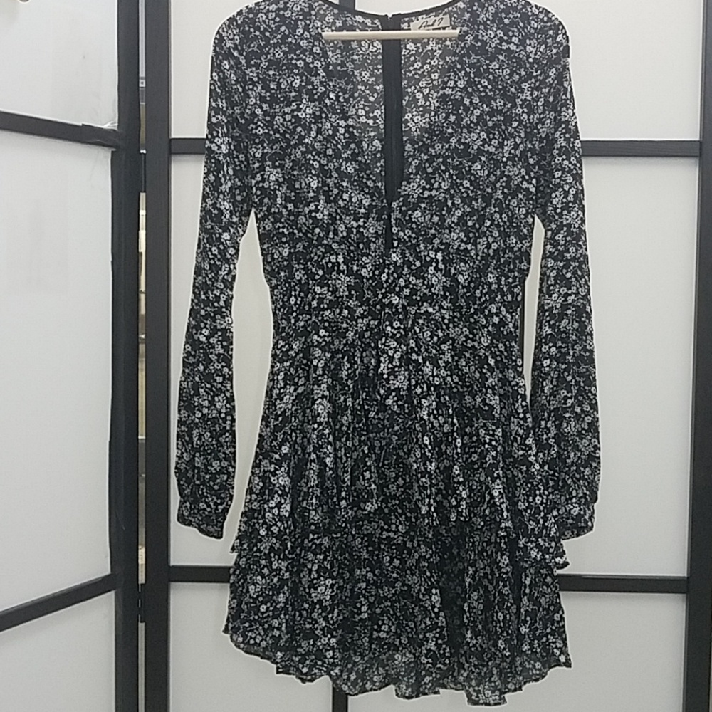 Poppy Long Sleeves Floral Dress